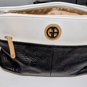 Giani Bernini Women’s Pebbled Leather Crossbody Shoulder Adjustable Strap